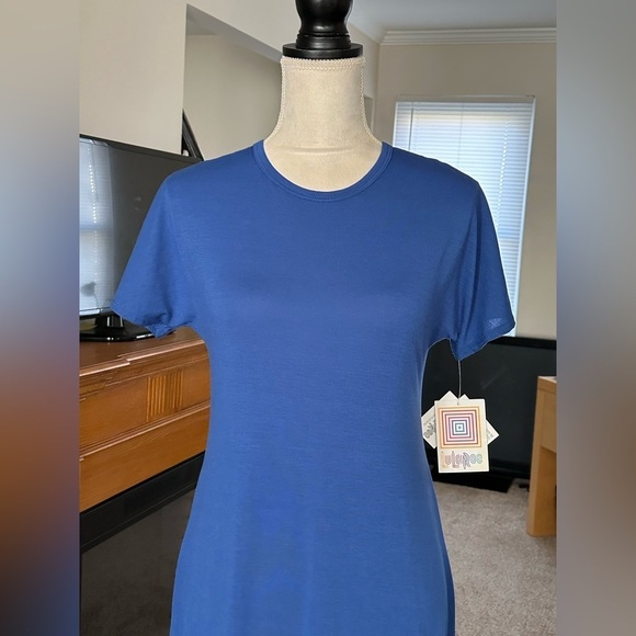 LuLaRoeFloor Length Maxi Dress Size XXS NWT Runs Large Stretchy Will Fit a Small - Picture 9 of 12